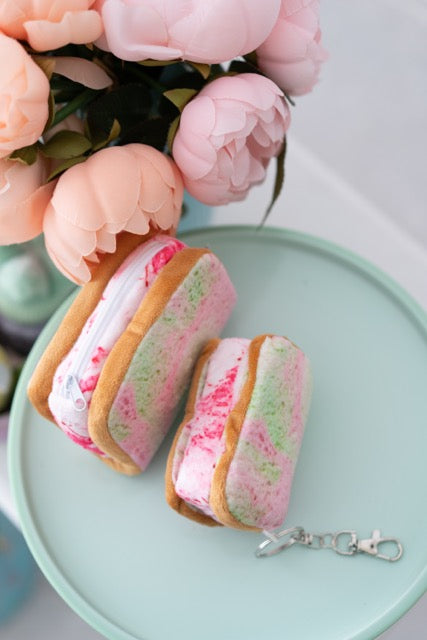 Ice Cream Sandwich Coin Pouch