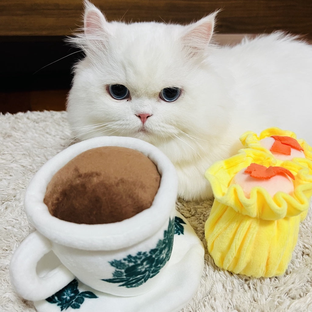 Furball Kopi Cup Bell Toy