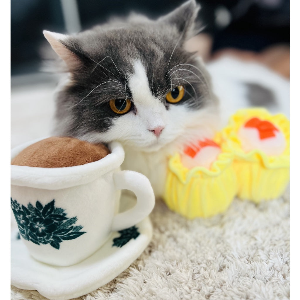 Furball Kopi Cup Bell Toy