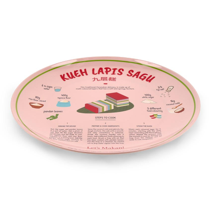 Recipe Plate (Kueh Lapis Sagu)