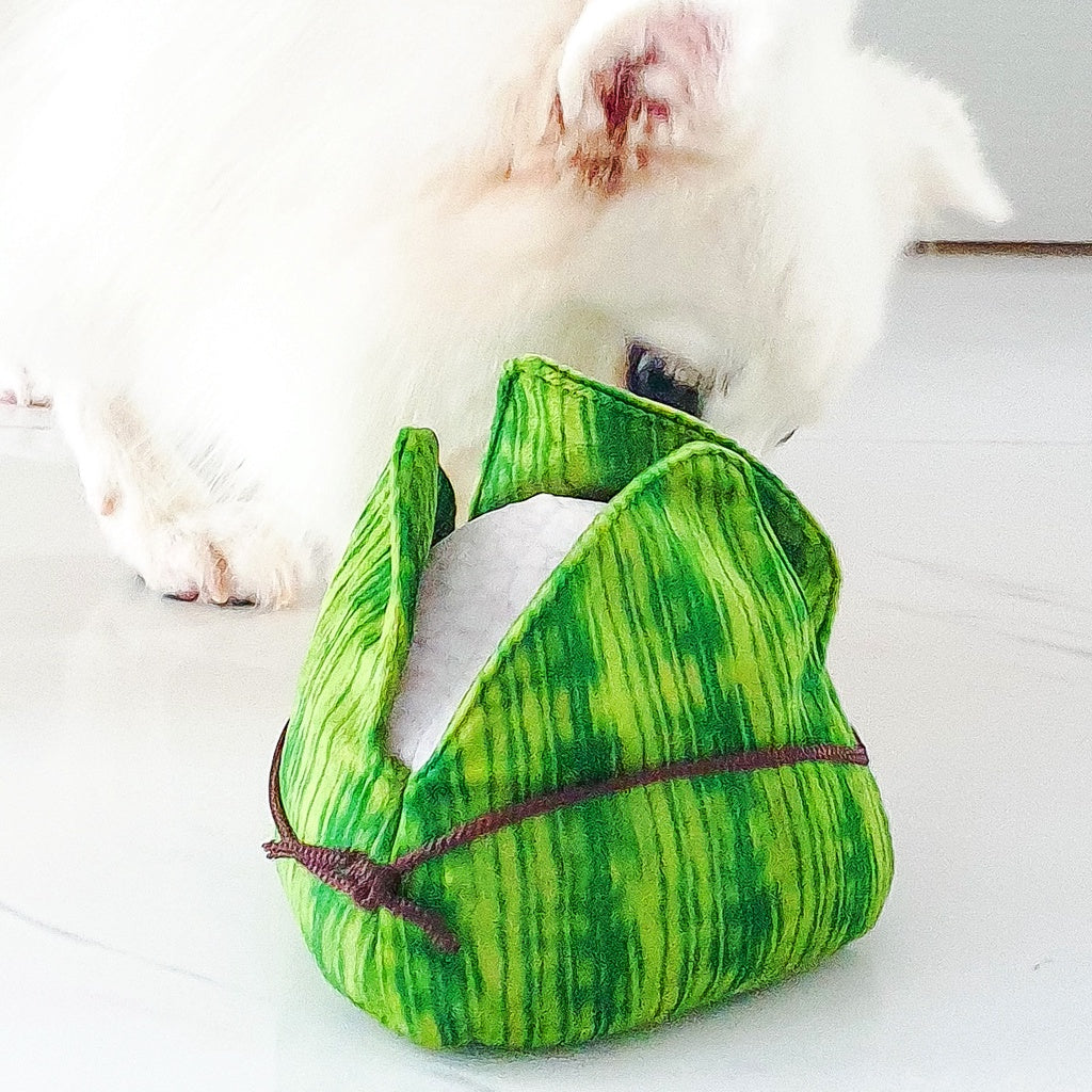 Waggle Rice Dumpling Squeakie Chew Toy (Premium)