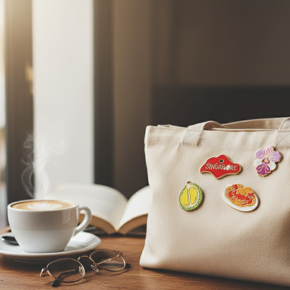 Singapore Momento Pins
