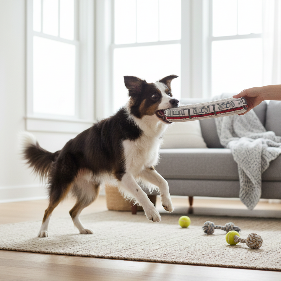 Waggle Train Chew Toy