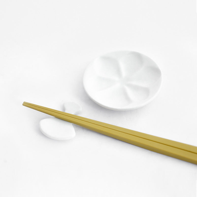 Orchid Saucer + Chopstick Rest