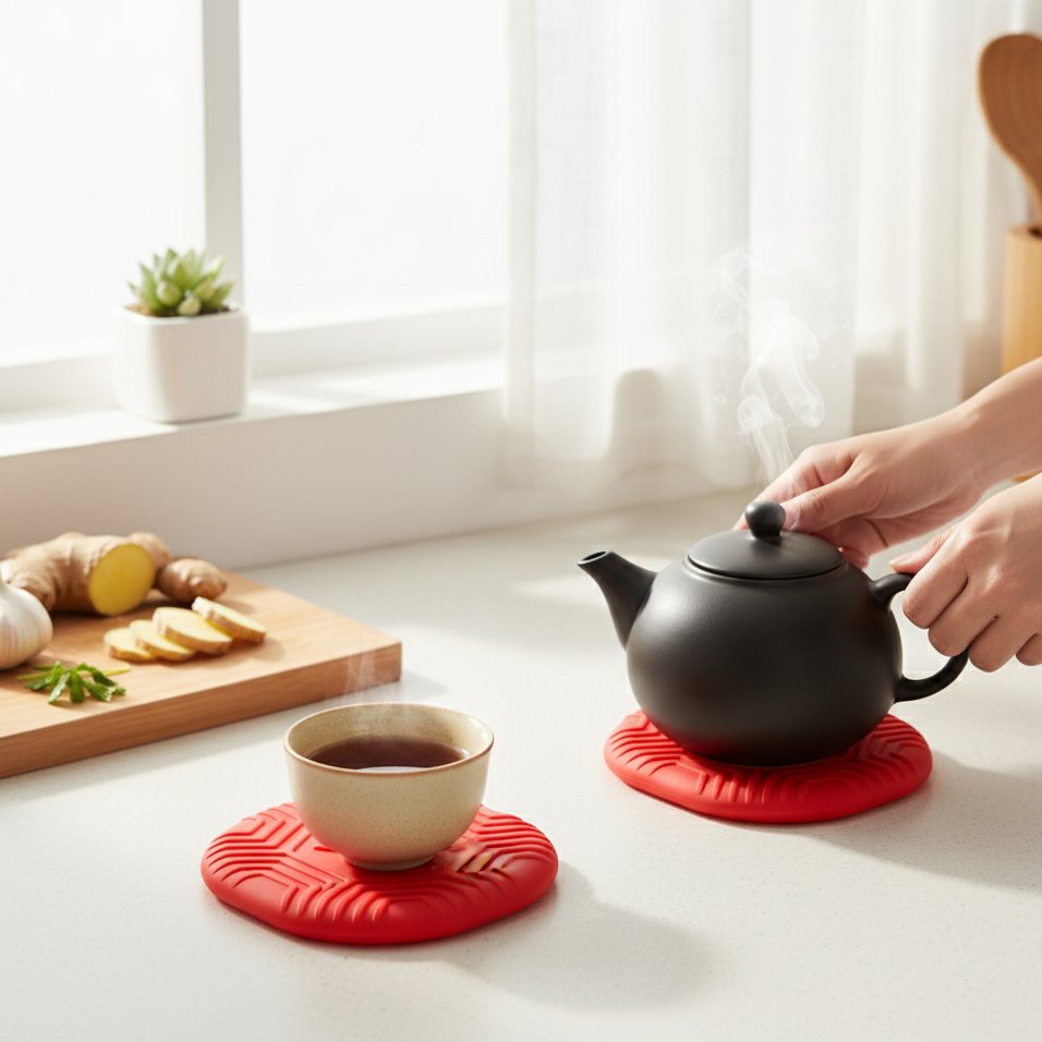 Ang Ku Kueh Coasters