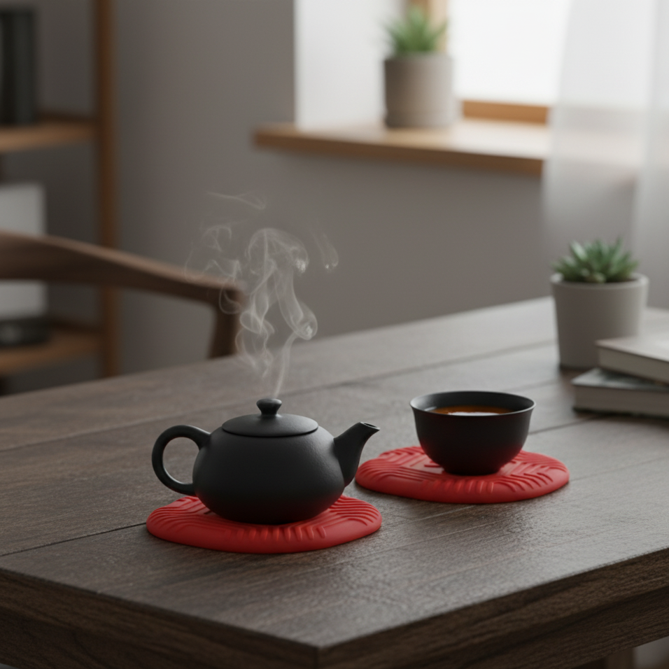 Ang Ku Kueh Coasters