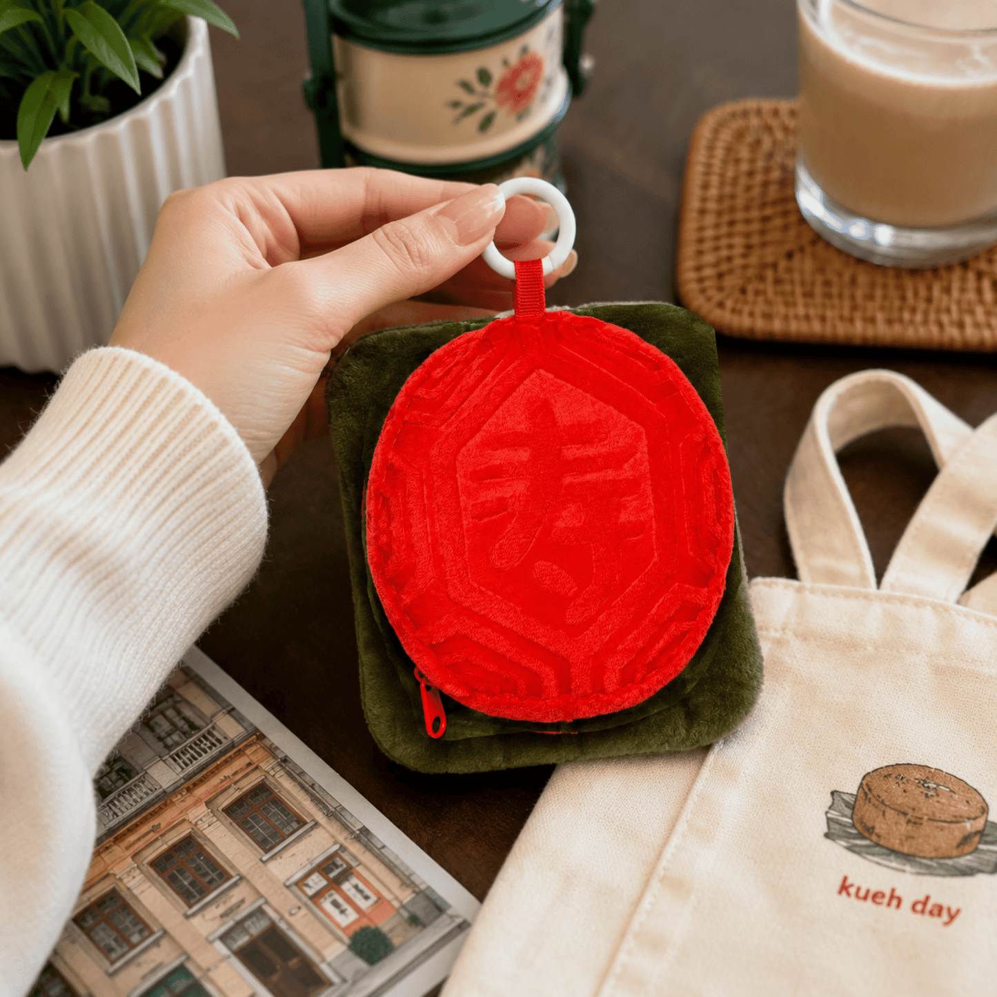 Ang Ku Kueh Keypouch