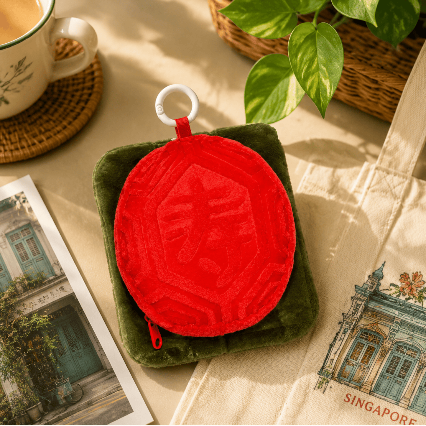 Ang Ku Kueh Keypouch