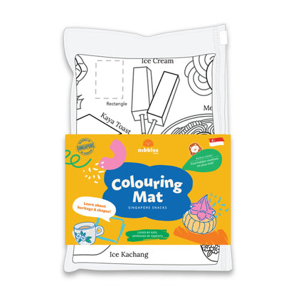 Nibbles by Nom SG Snacks Silicone Colouring Mat