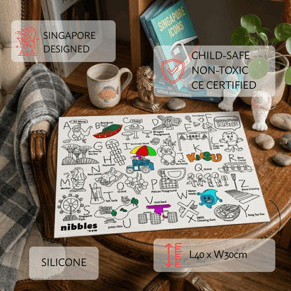 Nibbles by Nom SG Edition Silicone Colouring Mat