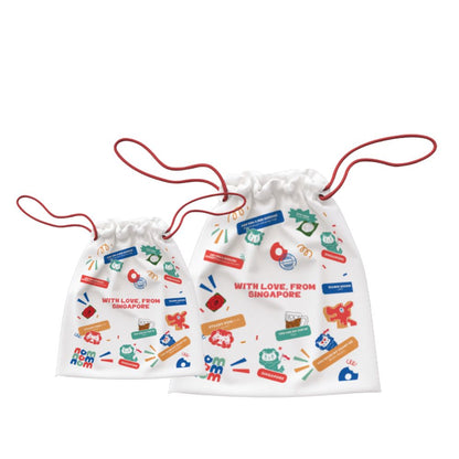Nom Drawstring Bag