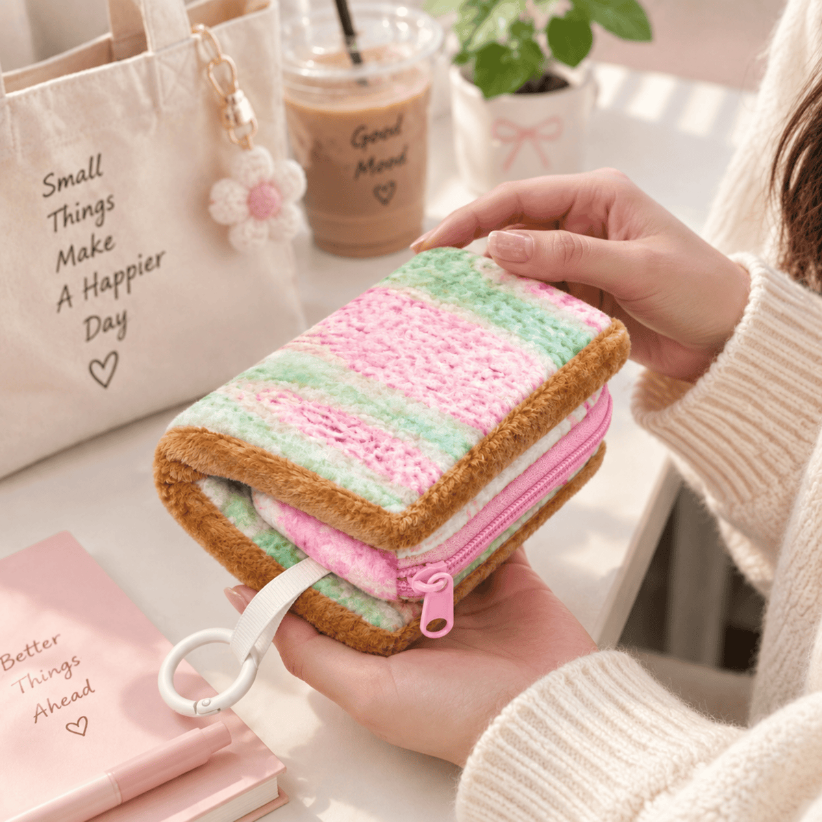 Ice Cream Sandwich Keypouch