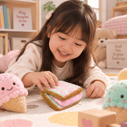 Nibbles by Nom Ice Cream Sandwich Play Toy