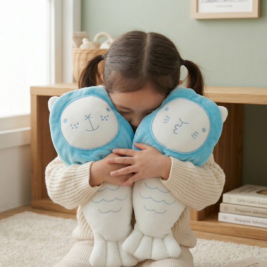 Merlion Chou Chou Plush (Blue)