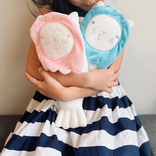 Merlion Chou Chou Plush (Pink/Blue)
