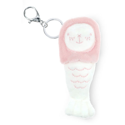 Merlion Chou Chou Mini Keychain (Pink/Blue)