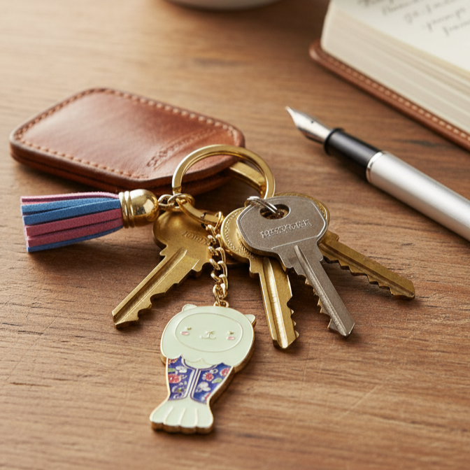 Merlion Outfit Keychain (SG Girl Kebaya)
