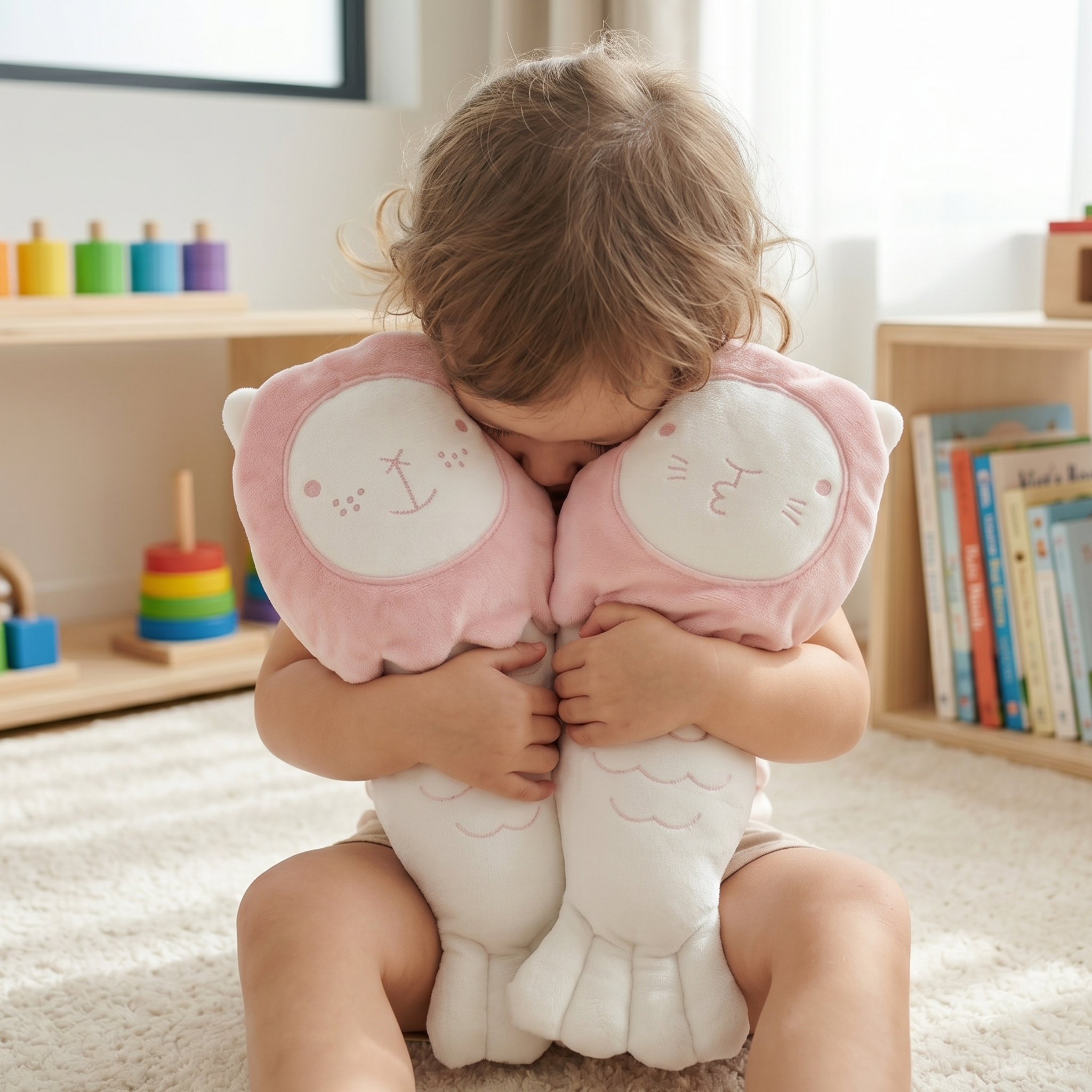 Merlion Chou Chou Plush (Pink)
