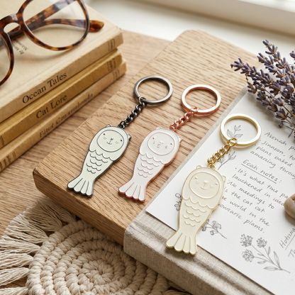 Merlion Chou Chou Keychain