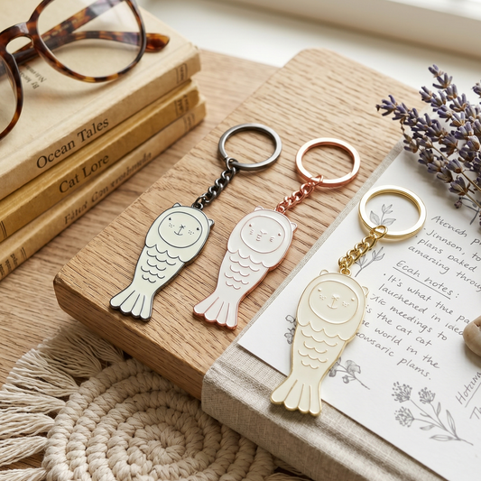 Merlion Chou Chou Keychain