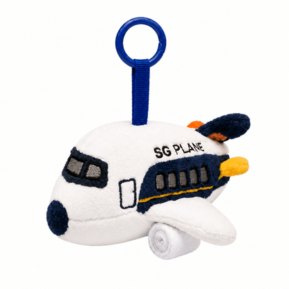 Nibbles by Nom Mini Plane Keychain