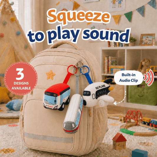 [Pre-Order] Nibbles by Nom Mini Transport Series Keychains - Squeeze to Play Sound, Soft Collectible Kids Toy