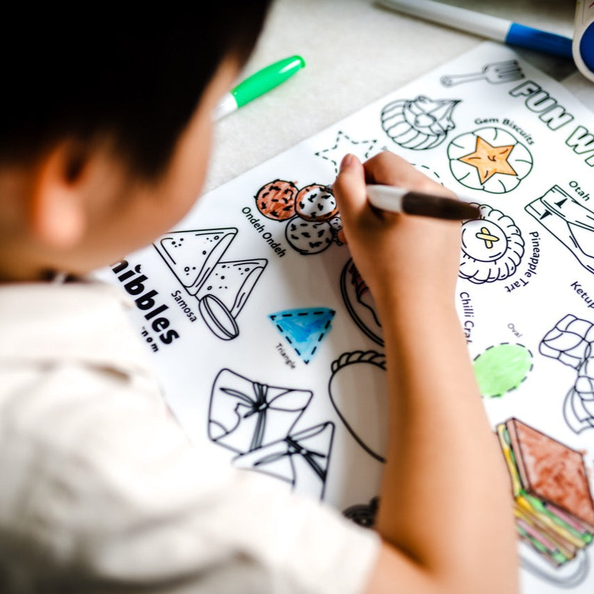 Nibbles by Nom SG Edition Silicone Colouring Mat