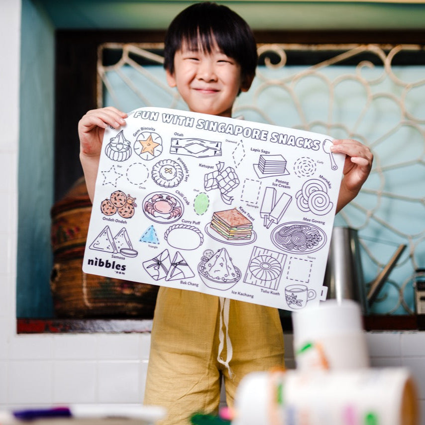 Nibbles by Nom SG Edition Silicone Colouring Mat