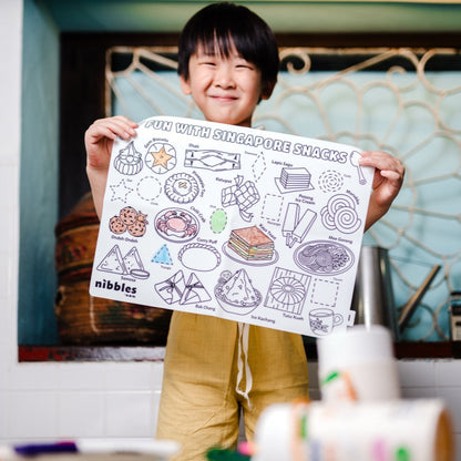 Nibbles by Nom SG Edition Silicone Colouring Mat