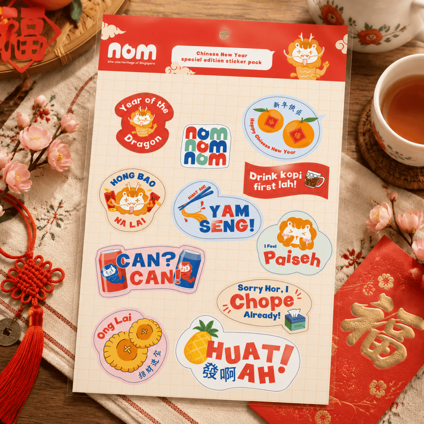 Nom Sticker Pack