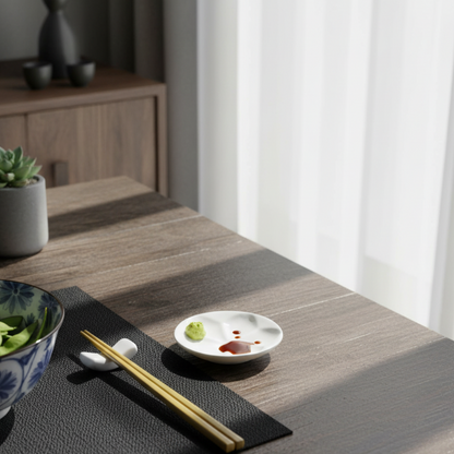 Orchid Saucer + Chopstick Rest
