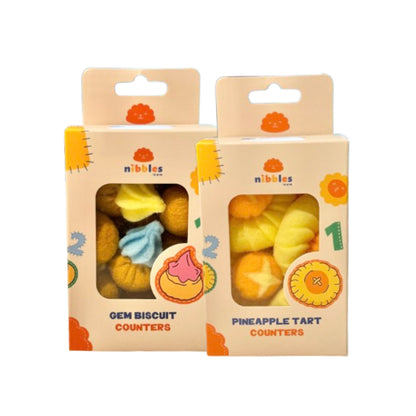 Nibbles by Nom Pineapple Tart and Gem Biscuit Counters Bundle