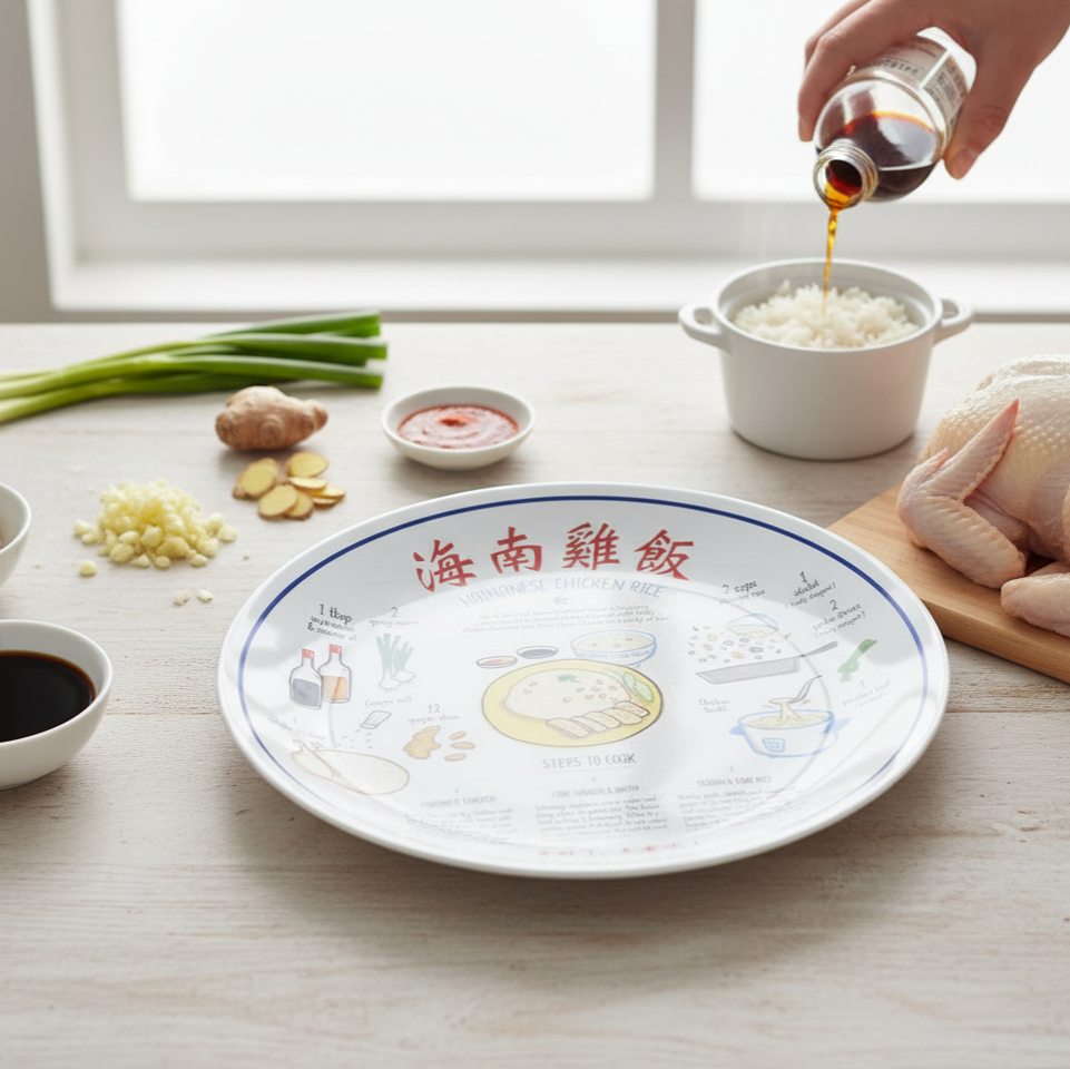Recipe Plate (Chicken Rice)