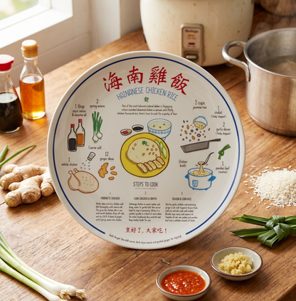 Recipe Plate (Chicken Rice)