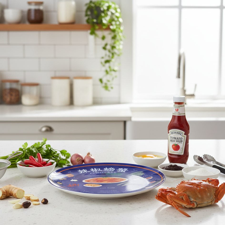 Recipe Plate (Chilli Crab)