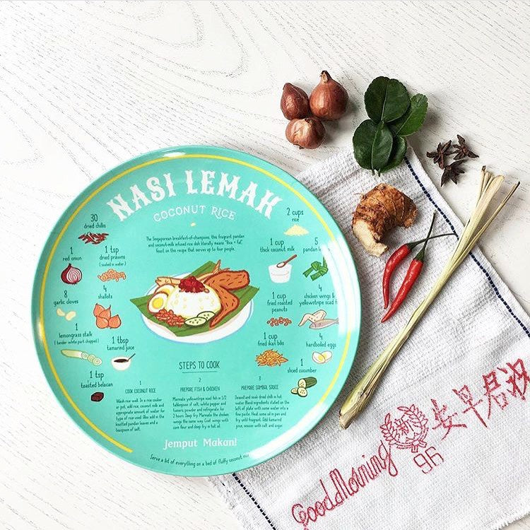 Recipe Plate (Nasi Lemak)