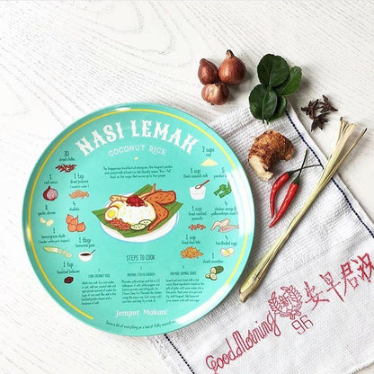 Recipe Plate (Nasi Lemak)