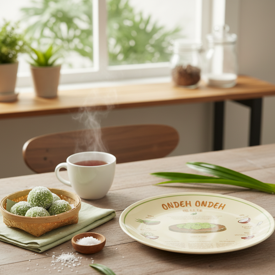 Recipe Plate (Ondeh Ondeh)