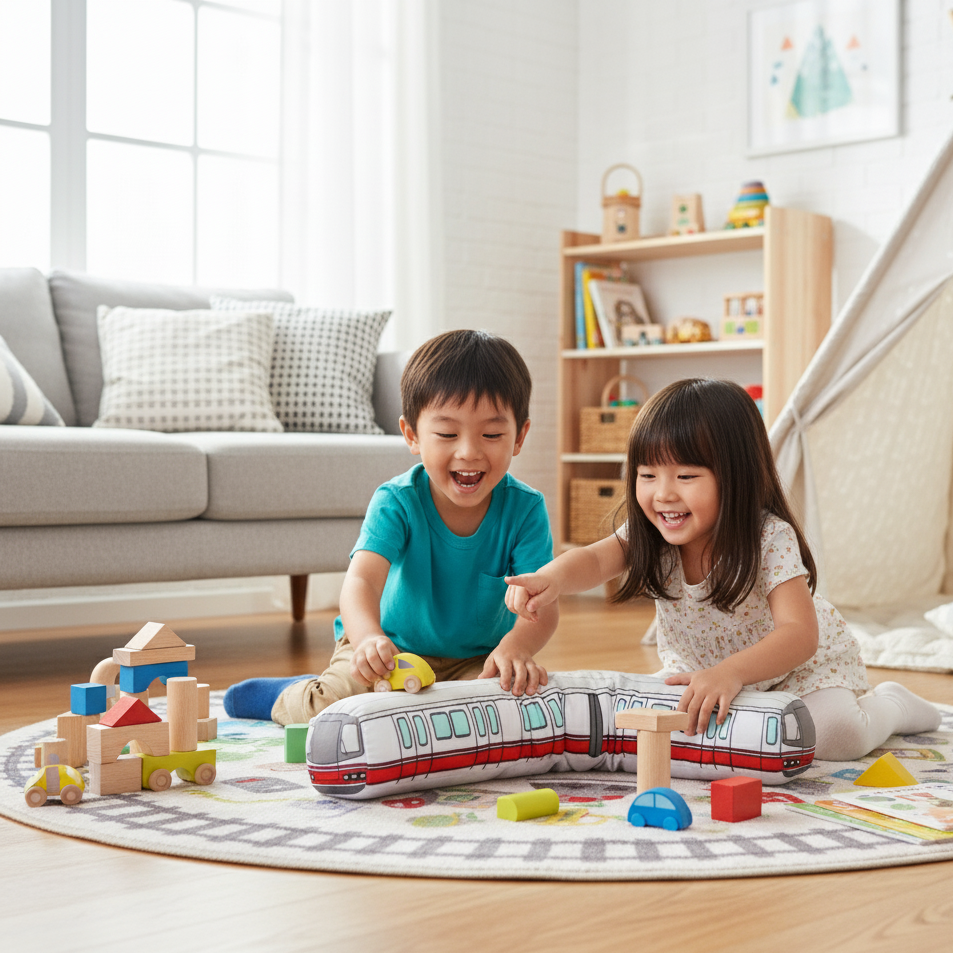 Train Bolster Plush