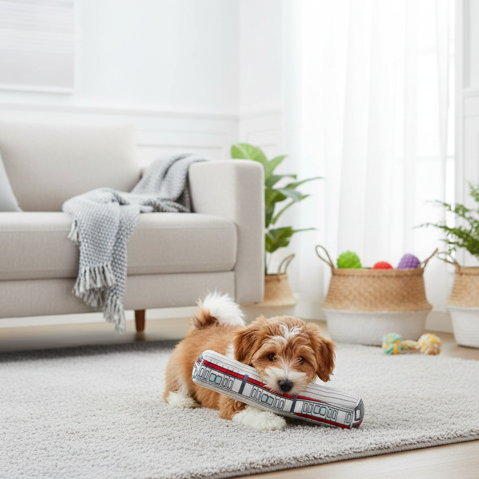 Waggle Train Chew Toy