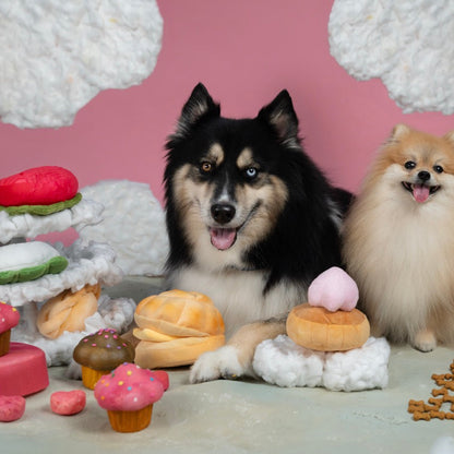 Waggle Ang Ku Kueh Squeakie Chew Toy