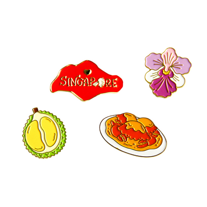 Singapore Momento Pins