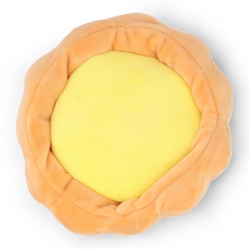 Furball Egg Tart Squeakie Chew Toy (Premium)
