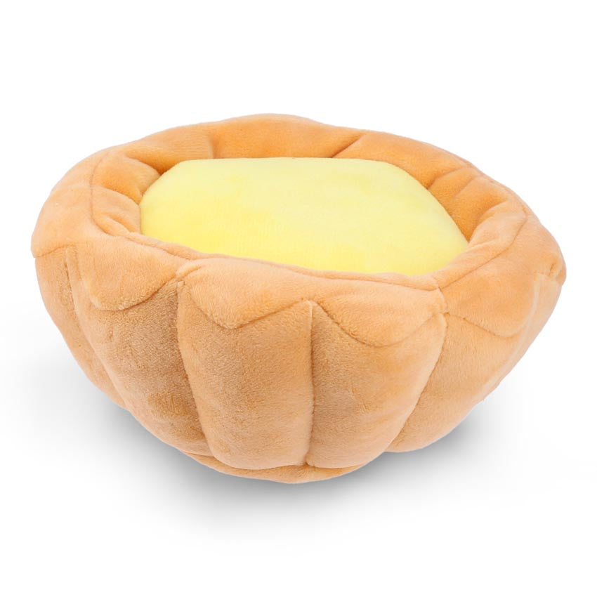 Furball Egg Tart Squeakie Chew Toy (Premium)