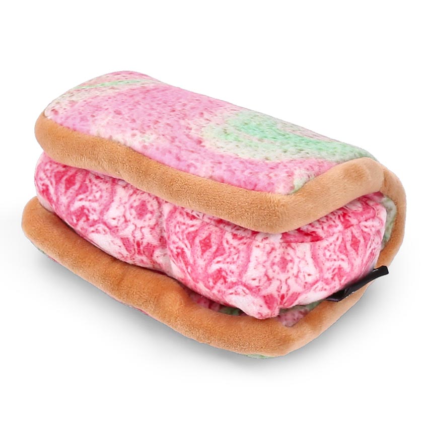 Furball Ice Cream Sandwich Squeakie Chew Toy